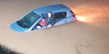 Greqia në alarm të kuq/ Stuhia “Byron” sjell përmbytje të rrezikshme