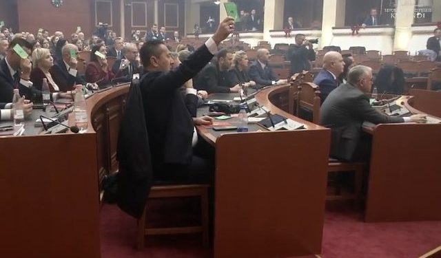 Kaos në Kuvend, mazhoranca voton rendin e ditës mes flakadanëve