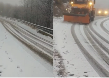 Zbardhet qarku i Korçës, nisin reshjet e dëborës