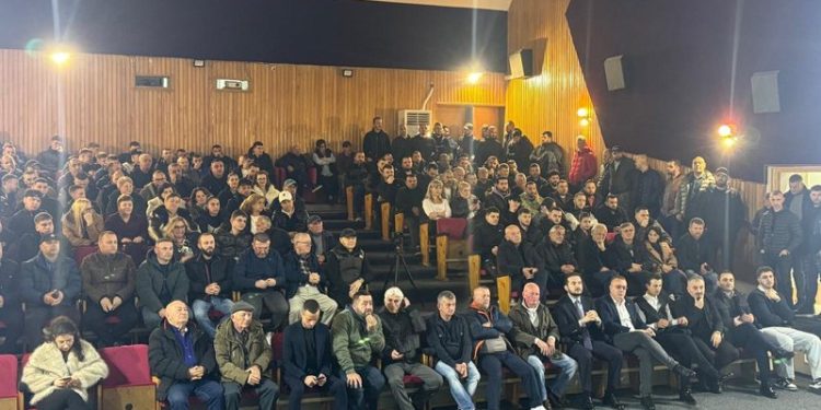 Salianji sfidon Berishën, mbush sallën me demokratë në Gjirokastër