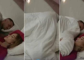 Momente të nxehta në BBVK 4: Eduard Kuçi dhe Bia Khalifa me gjeste të mbuluar me jorgan