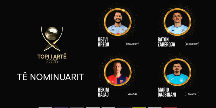 Mbrëmja Gala/ Këto janë 4 futbollistët e nominuar për “Topin e Artë 2025”