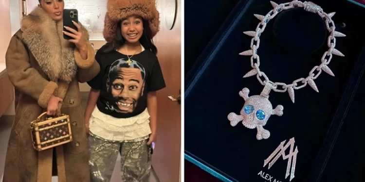 Diamante, luks dhe stil ekstrem: North West trondit rrjetin me dhuratën marramendëse nga Kim Kardashian