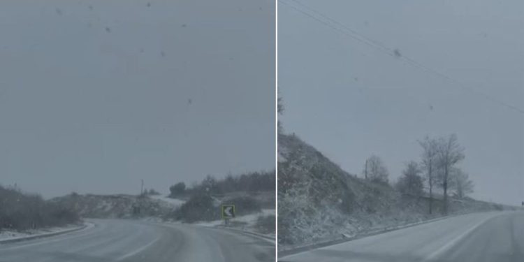 Dëborë në juglindje, temperaturat deri në -7 gradë celcius
