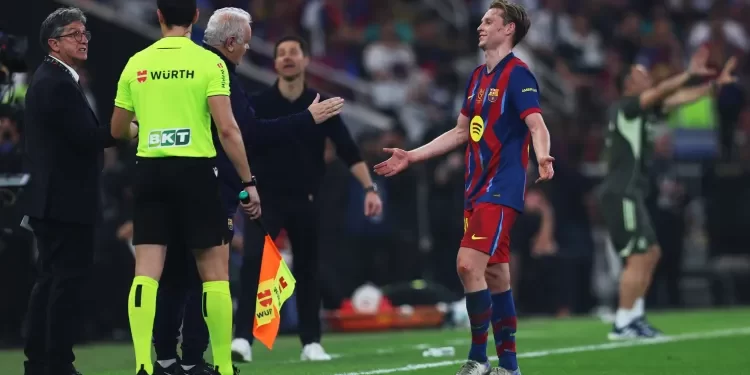 Kartoni i kuq në finalen e Superkupës, mesfushori i Barcelonës një javë pezullim