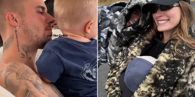 “Njësoj si babai!”/ Fotoja e Justin Bieber me të birin bën xhiron e rrjetit