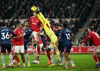 Barazim pa gola, Arsenali zhgënjen ndaj Nottingham