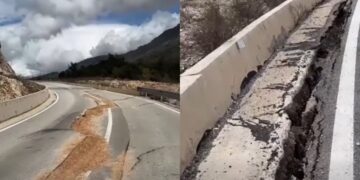 E frikshme/ Çahet rruga në aksin Kuç-Qeparo, rrezik aksidenti për shoferët