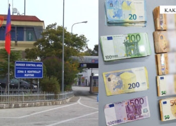 Kakavijë, ndalohet gruaja me 35 mijë euro të padeklaruara në kufi