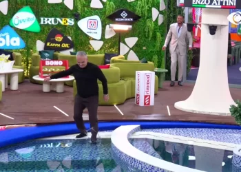 Fitoi “nominimin” së bashku me Luizin, Artani futet në pishinën e Big Brother
