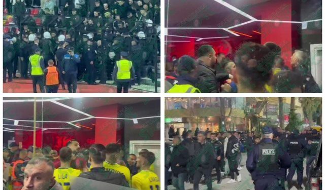 Përplasje dhe tension në Vlorë, ndeshja Flamurtari-Elbasani bëhet sebep për sherr