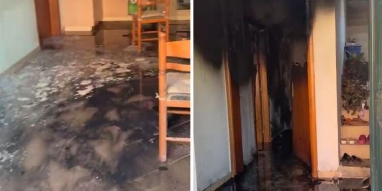 Merr zjarr banesa në Orikum