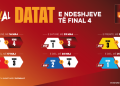 Të gjithë ndeshjet në “Air Albania”, përcaktohet kalendari i ‘Final 4’