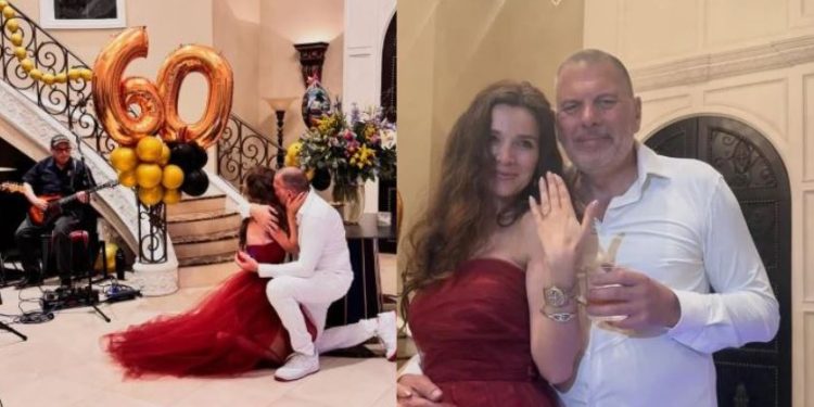 Në ditëlindjen e tij, Erolld Belegu i propozon për martesë Diola Dostit