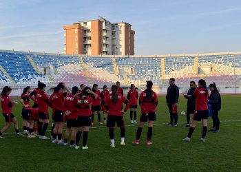 Botërori 2027 për vajza/ Kombëtarja mbyll përgatitjet në “Loro Boriçi” & nesër udhëton drejt Podgoricës për sfidën ndaj Malit të Zi