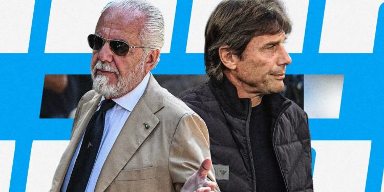 “Jam i lumtur këtu”, Conte i premtoi besnikëri, De Laurentiis “hap thesin”