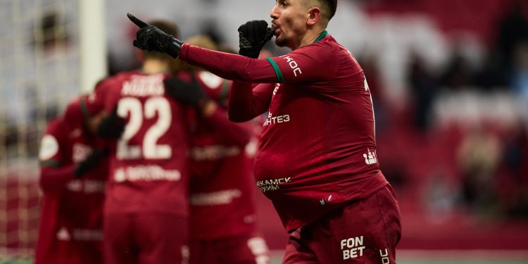 Goli i parë me Rubin Kazan, Gripshi në formacionin e javës në Rusi