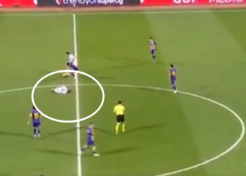 VIDEO/ Muçi pëson goditje, frikë dëmtimi për sulmuesin kuqezi