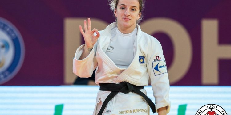 Medalje e artë për Distria Krasniqin, sukses i madh në Europianin e Xhudos