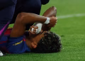 Goditje për Barcelonën: Yamal lë fushën i dëmtuar pas golit ndaj Celta Vigos