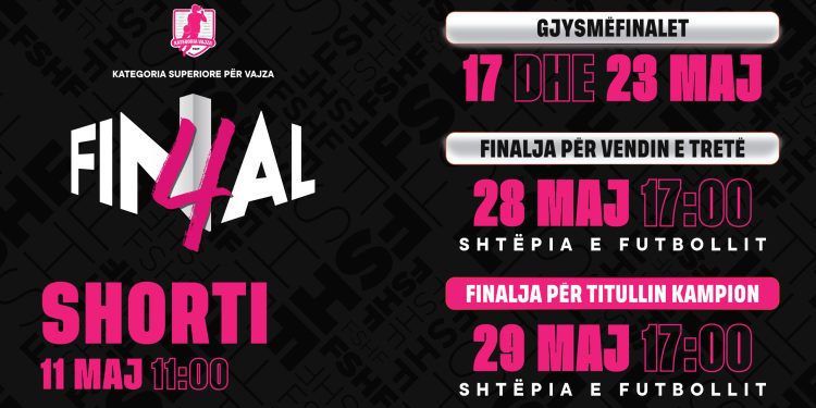 “Final 4” për vajza/ Përcaktohen datat e ndeshjeve gjysmëfinale & finale