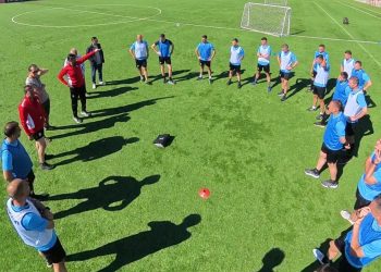 Sektori i Arbitrimit në FSHF zhvillon takim pune me arbitrat e Kategorisë së Parë në prag të fazës vendimtare