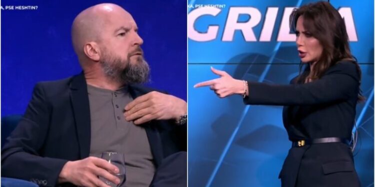 “Atë gishtin fute ku të duash!” Grida Duma përzë nga studio Alfred Lelën (VIDEO)