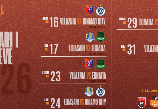 “Abissnet Superiore” hyn në fazën vendimtare, përcaktohet kalendari i ndeshjeve në “Final 4”