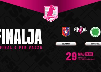 Final 4 për vajza/ Vllaznia – Apolonia, finalja që mbyll sezonin e kampionatit të futbollit të vajzave