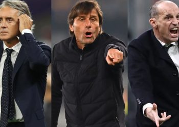 Garë dyshe, Allegri te Napoli, Conte-Mançini kandidatët për stolin e “azzurrëve”