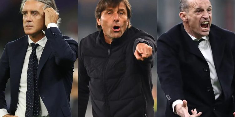 Garë dyshe, Allegri te Napoli, Conte-Mançini kandidatët për stolin e “azzurrëve”