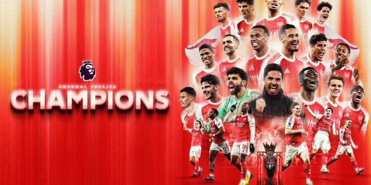 VIDEO/ 22 vite pritje, Arsenal feston titullin nga…divani. “Bunkeri” i Artetas sjell trofeun, shifrat e “topçinjve” të imponojnë respekt