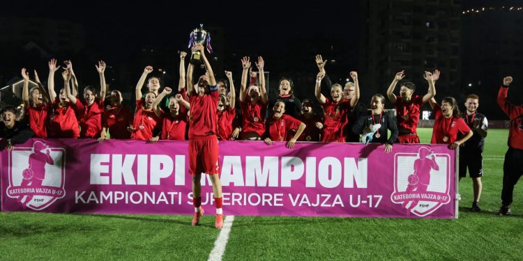 Kampionati U-17 për vajza/ Partizani shpallet ekipi kampion, fiton 1-0 në finalen ndaj Vllaznisë