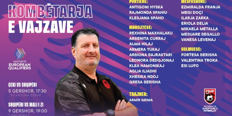 Botërori 2027 për vajza/ Sfidat vendimtare ndaj Çekisë & Malit të Zi, trajneri Grima grumbullon 23 lojtare