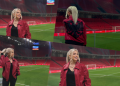 FOTO/ Gazetarja e sportit më tërheqëse se asnjëherë, në tribunat e “Air Albania” sundojnë ngjyrat kuqezi
