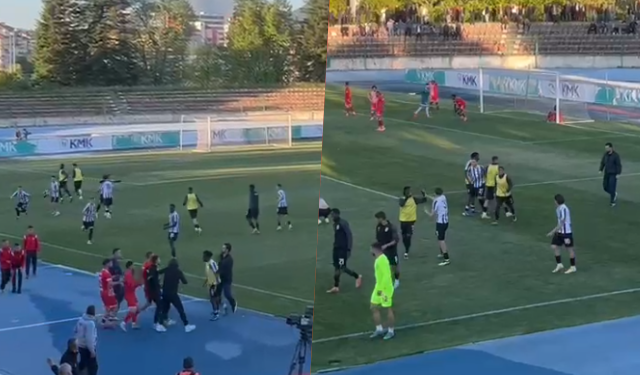 VIDEO/ Skandali në Korçë, lojtarët e Laçit sulmohen gjatë festës