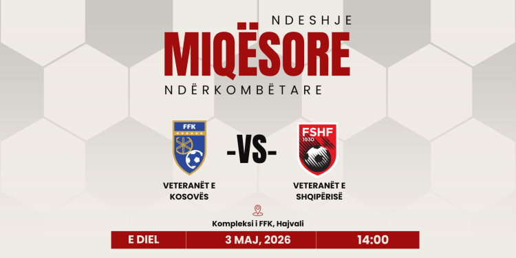 Veteranët e Shqipërisë & Kosovës luajnë vëllazëroren speciale në kuadër të 10-vjetorit të pranimit të Kosovës në UEFA