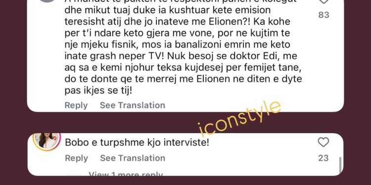 “S’më lejoi ta çoja Elionën në gjyq për hir të fëmijëve”/ Fill pas ndarjes nga jeta të Dr. Edi Tushes, drejtuesja e klinikës kryqëzohet nga rrjeti: “Turp, nuk ke respekt as për vdekjen”