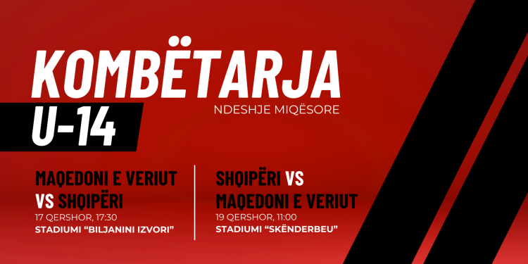 Kombëtarja U-14 zhvillon dy ndeshje miqësore ndaj Maqedonisë së Veriut në qershor