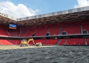 Përgatitjet për UEFA EURO U-21 2027, nisin punimet në stadiumin “Air Albania”
