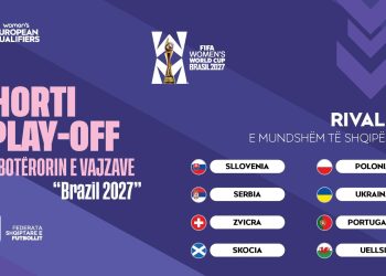 Botërori “Brazil 2027” për vajza/ Shqipëria njeh më 18 qershor kundërshtaret e fazës play-off, ja rivalet e mundshme