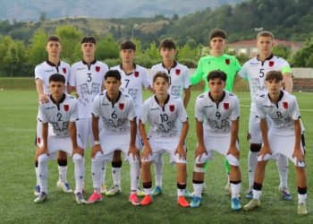 Shqipëria U-15 shkëlqen ndaj Maqedonisë së Veriut, fiton 4-1 në miqësoren e parë