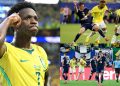 Një Brazil fantastik, Vinicius dhuron show ndaj Skocisë, kualifikohet si kokë grupi