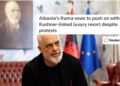 Rama flet në Reuters: Projekti i Zvërnecit nuk do të ndalet