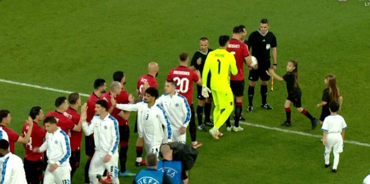 VIDEO/ Vërshëllehet himni izraelit, momenti para ndeshjes miqësore të Shqipërisë