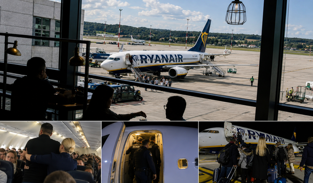 Prag tragjedie/ 12 orë ankth në ajër: Stuhia, dy ulje emergjente dhe rebelimi i pasagjerëve në fluturimin e ‘Ryanair’ drejt Tiranës!