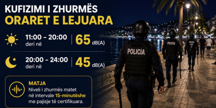 Del udhëzimi i ri, kufizohet muzika në lokale dhe bare, policia do të kryejë matje të shpeshta