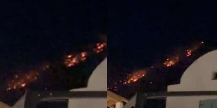 Zjarri në Malin e Çikës, flakët afrohen drejt fshatit turistik të Dhërmiut