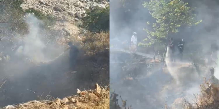 Gjirokastër, vatër zjarri në Lunxhëri