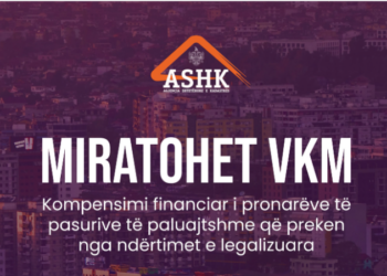 Miratohet fondi për kompensimin e pronarëve të prekur nga legalizimet, Kadastra: 840 milionë lekë për 1901 përfitues